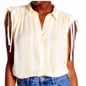 Free People Striped Blouse